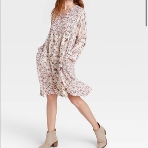 Knox Rose Floral Boho Midi Dress Medium